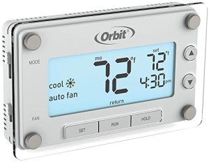 Orbit Clear Comfort Programmable Thermostat with Display
