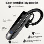 Atheewon Bluetooth 5.4 Wireless Earpiece - Black
