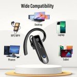 Atheewon Bluetooth 5.4 Wireless Earpiece - Black