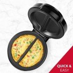 Holstein Non-Stick Omelet & Frittata Maker - Black
