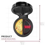 Holstein Non-Stick Omelet & Frittata Maker - Black