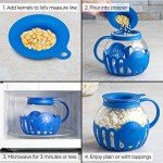 Ecolution 3-Quart Microwave Popcorn Popper, Blue
