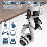 POWNEW 4-in-1 Adjustable Desk Cup Holder & Stand