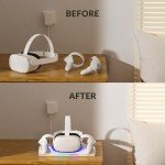 Oculus Quest 2 Magnetic Charging Dock & Batteries