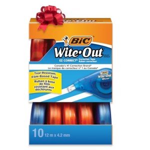 BIC Wite-Out Correction Tape Pack of 10