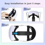 Comfort Adjustable Head Strap for Meta Quest 3