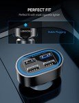 TECKNET 54W 4-Port Fast USB Car Charger
