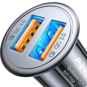Fast USB Car Charger for iPhone & Samsung 45W