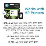 HP 61XL High-Yield Black Ink Cartridge