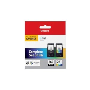 Canon PG-260/CLI-261 Ink Cartridge Value Pack