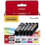 Canon PGI-280XL/CLI-281 Color Ink Cartridge Pack