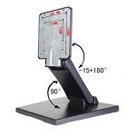 Adjustable Folding Metal TV Stand with VESA Mount