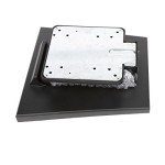 Adjustable Folding Metal TV Stand with VESA Mount