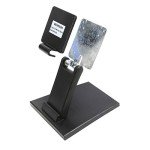 Adjustable Folding Metal TV Stand with VESA Mount