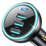 Rocoren 55W USB C Car Charger with 4 Ports