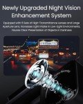 COOLCRAZY 4K WiFi Dash Cam with GPS & Night Vision
