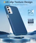 FNTCASE for Samsung Galaxy A15-5G Case: Dual Layer Protective Heavy Duty Cell Phone Cover Shockproof Rugged with Non Slip Textured Back - Military Protection Bumper Tough - 2024, 6.5inch