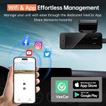 1296P WiFi Car Dash Cam with Night Vision