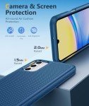 FNTCASE for Samsung Galaxy A15-5G Case: Dual Layer Protective Heavy Duty Cell Phone Cover Shockproof Rugged with Non Slip Textured Back - Military Protection Bumper Tough - 2024, 6.5inch