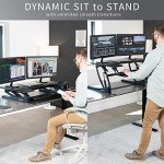 VIVO Height Adjustable Stand Up Desk Converter