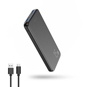 VANYUST 10,000mAh Fast Charging Power Bank - Black