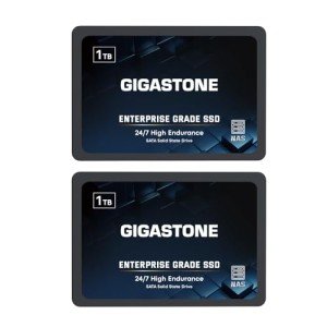 Gigastone 1TB NAS SSD Drives 2-Pack for RAID