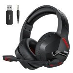 BINNUNE Wireless Gaming Headset with Mic for PC/Console