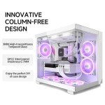 ARGB Mid Tower PC Case with 6 Fans