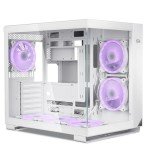 ARGB Mid Tower PC Case with 6 Fans