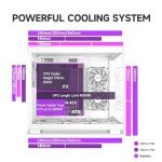 ARGB Mid Tower PC Case with 6 Fans