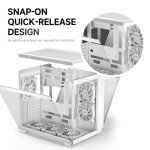 ARGB Mid Tower PC Case with 6 Fans