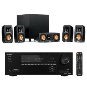 Klipsch 5.1 Speaker System with Onkyo AV Receiver