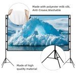 Towond 100 inch Portable Projector Screen with Stand