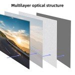 HUANYINGBJB 4K 16:9 Foldable Projector Screen