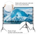 Towond 120" Portable Projector Screen with Stand