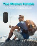Wireless Bluetooth Speaker with LED Lights & Waterproof