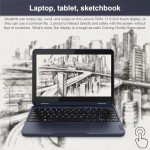 Lenovo ThinkPad Yoga 500w 2-in-1 Laptop (11.6" Touchscreen, Intel Pentium N6000, 8GB RAM, 512GB SSD) Ruggedized & Water Resistant for Student & School, Webcam, Wi-Fi, IST Pen, Win 11 Home, Blue, 2024