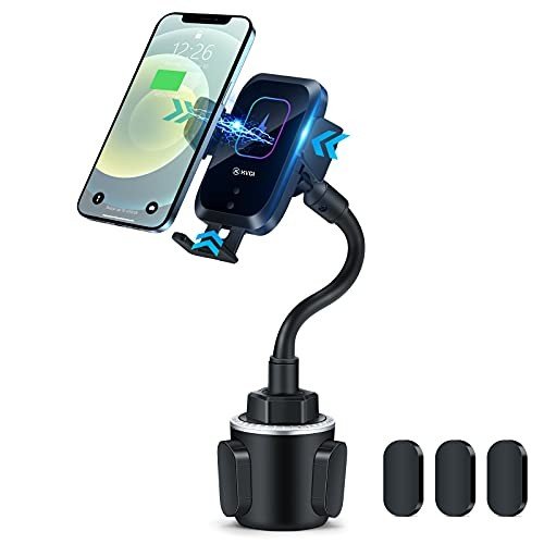 Piosoo Wireless Car Charger with Smart Sensor Clamp
