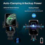 Piosoo Wireless Car Charger with Smart Sensor Clamp