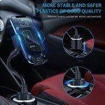 Piosoo Wireless Car Charger with Smart Sensor Clamp