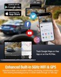 4K Dual Dash Cam with GPS and WiFi