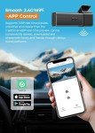 E-YEEGER WiFi 2.5K Dash Cam with Night Vision