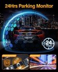 4K Dual Dash Cam with GPS and WiFi