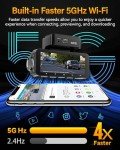 4K Dual Dash Cam with GPS and WiFi
