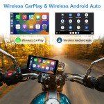 Dual HD 1080P Motorcycle DVR with 5.5" Screen