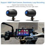 Dual HD 1080P Motorcycle DVR with 5.5" Screen