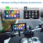 WEUASTE 5.5" Motorcycle Camera & GPS Navigation