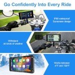 Dual HD 1080P Motorcycle DVR with 5.5" Screen