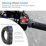 WEUASTE 5.5" Motorcycle Camera & GPS Navigation