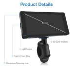 Dual HD 1080P Motorcycle DVR with 5.5" Screen